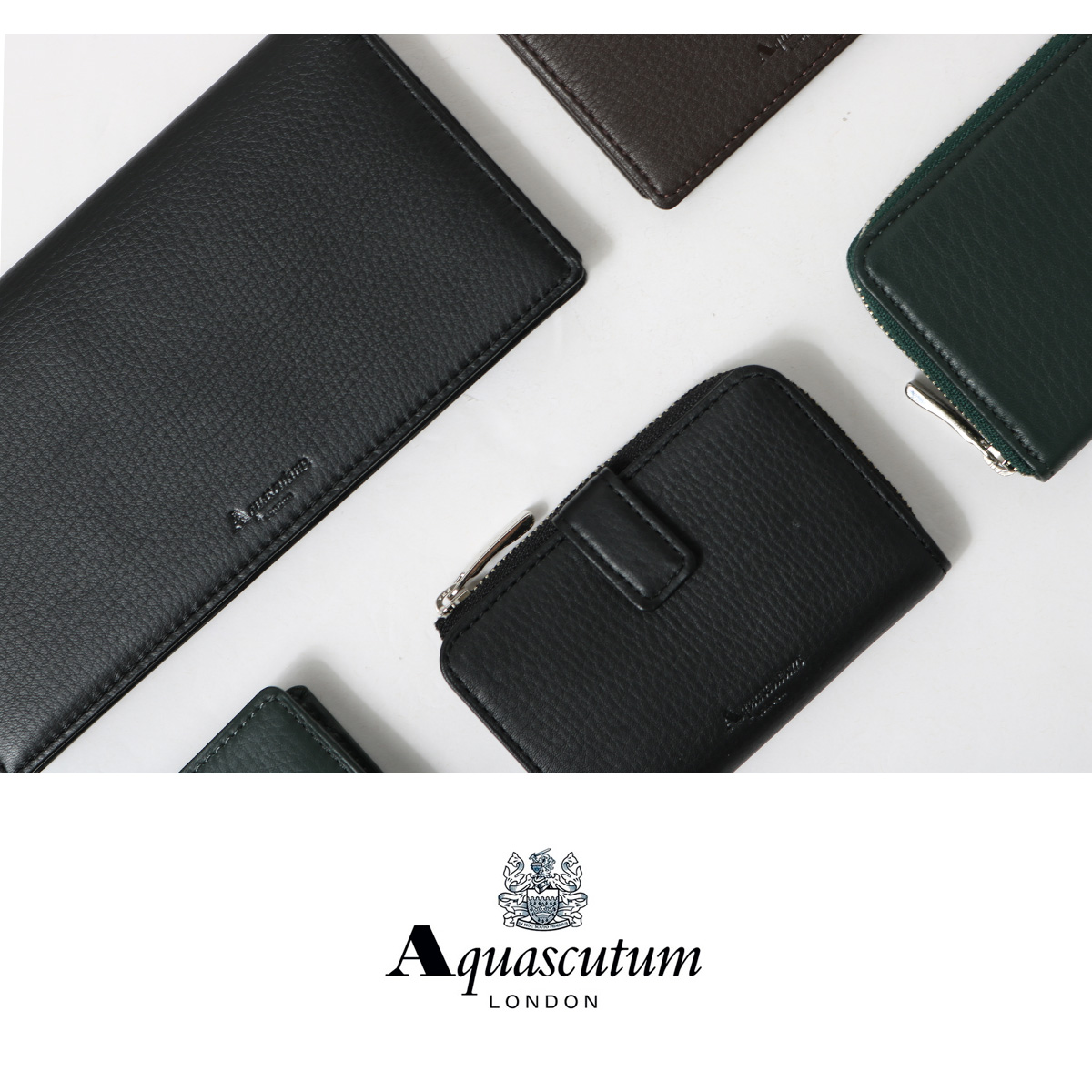 Aquascutum（アクアスキュータム） コインケース メンズ 本革