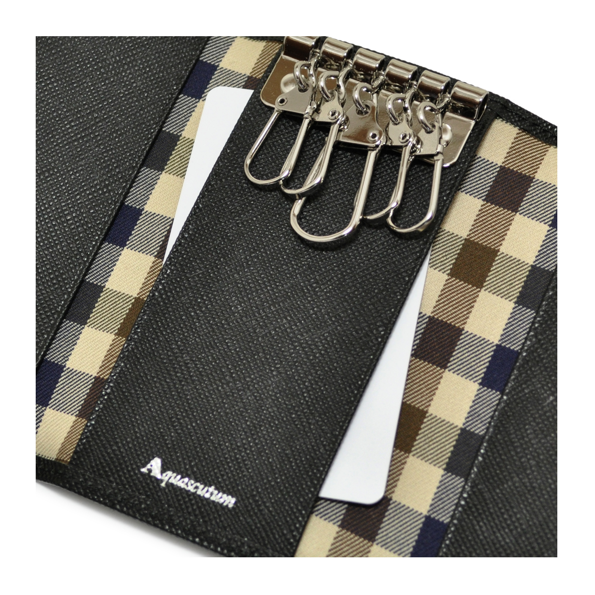 【レビュー投稿で+5％還元】アクアスキュータム キーケース メンズ バーミンガム 508020 Aquascutum｜本革 レザー 日本製 クリスマス_mp Aquascutum（アクアスキュータム） キーケース メンズ バーミンガム