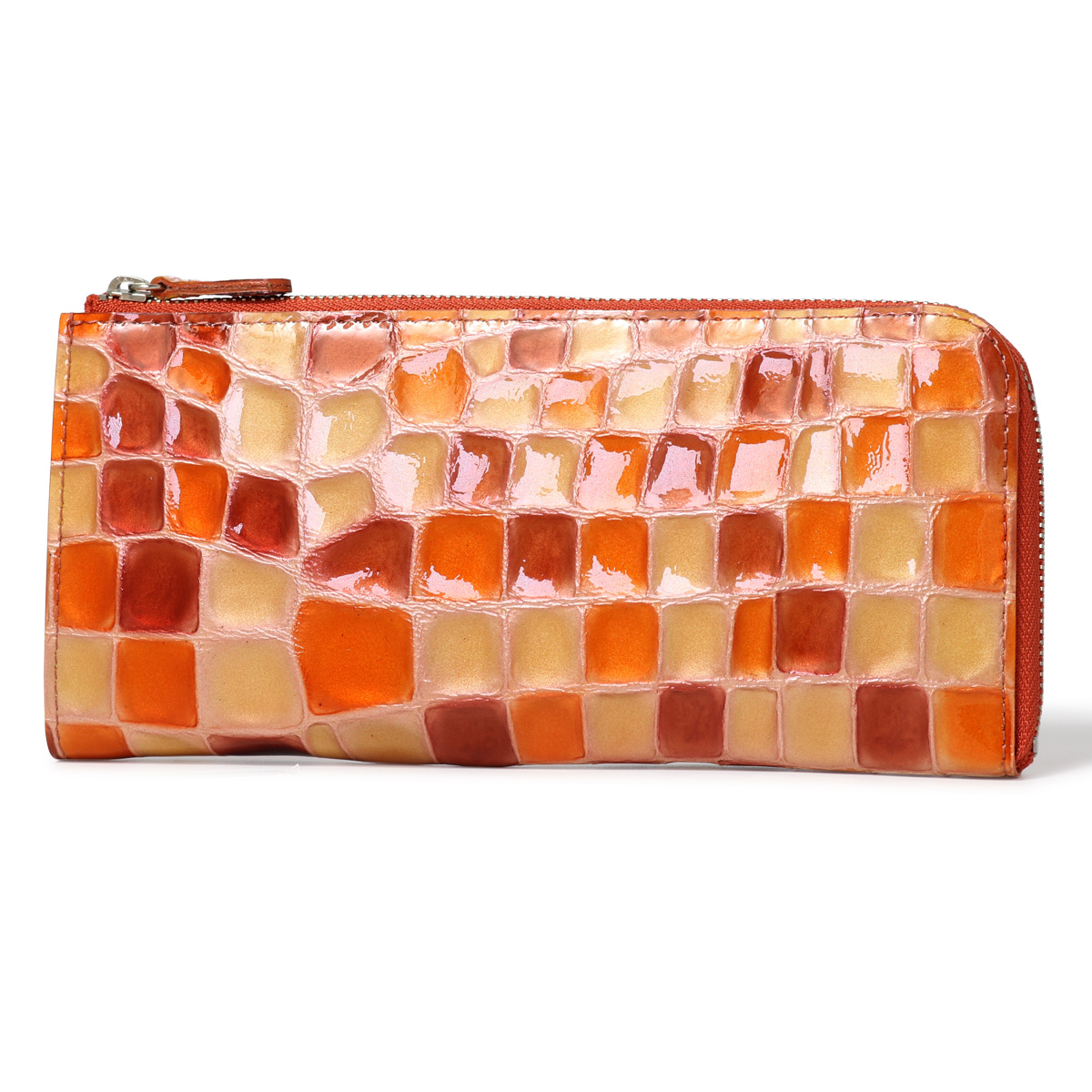 Arukan（アルカン） 長財布 L字ファスナー 本革 メテオール レディース