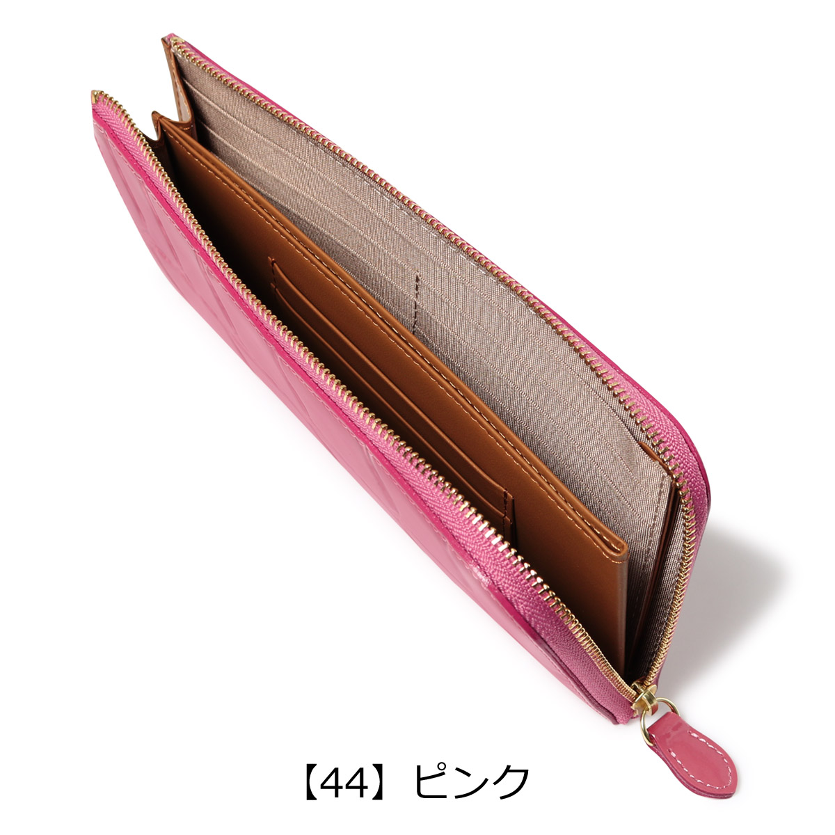 Arukan（アルカン） 長財布 L字ファスナー 本革 レディース テールワニ