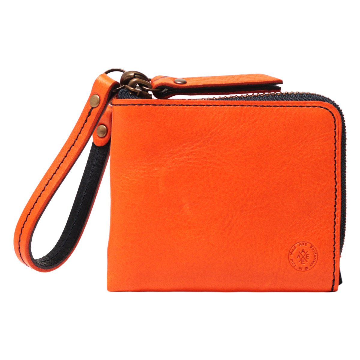 AXE J-line アックス ジャパンライン ミニ財布 メンズ 本革 L字