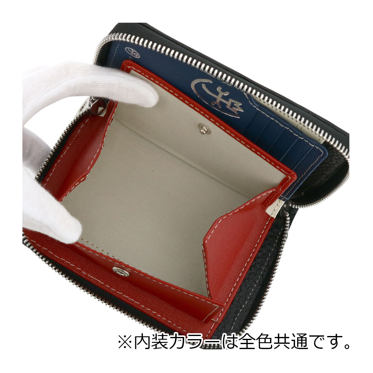 CASTELBAJAC（カステルバジャック） 二つ折り財布 セミ長財布 本革