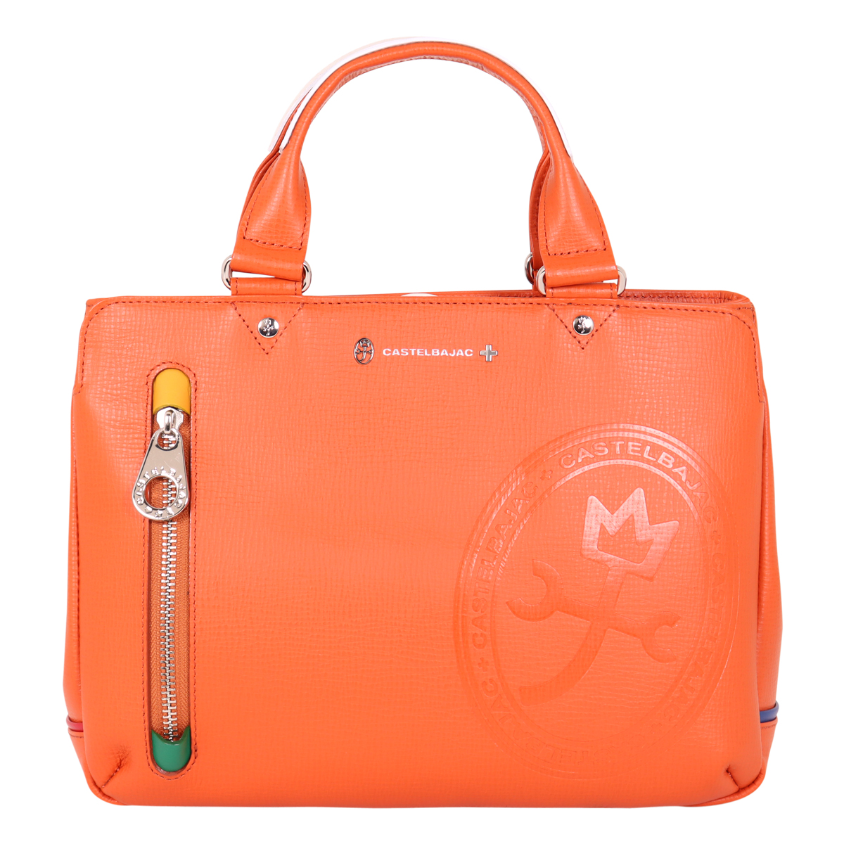 極美品♡CASTELBAJAC♡カステルバジャック ハンドバッグ オレンジ CASTELBAJAC（カステルバジャック） トートバッグ ドライビングトート
