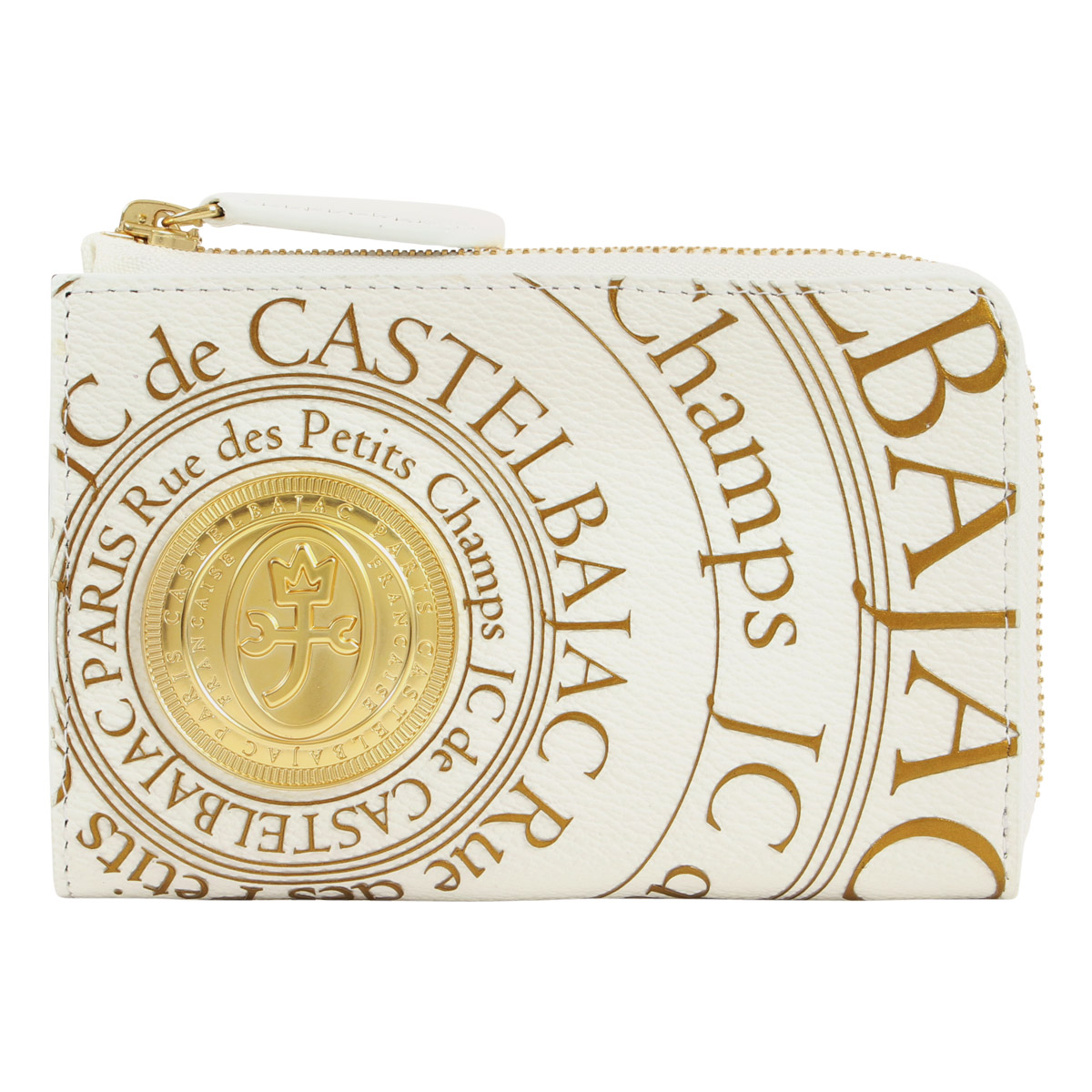 CASTELBAJAC（カステルバジャック） 財布 二つ折り L字ファスナー 本革