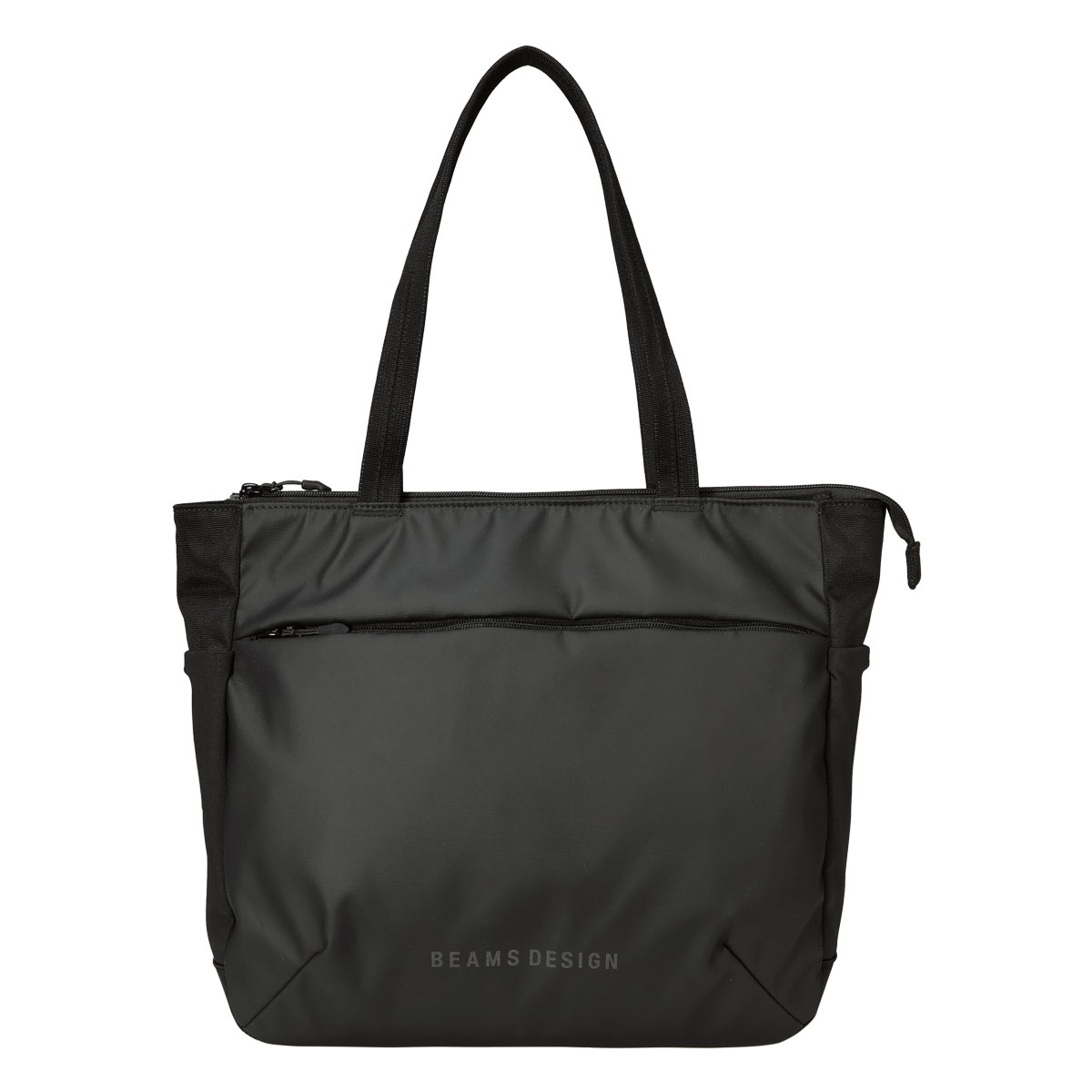 【美品】BEAMS ビームス トートバッグ 黒 ブラック 牛革 肩掛け 大容量 BEAMS（ビームス） ビームスデザイン トートバッグ バッグ 鞄 肩掛け