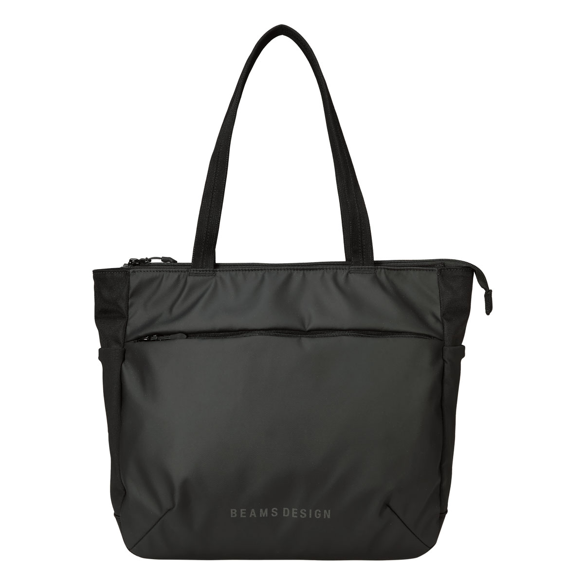 【美品】BEAMS ビームス トートバッグ 黒 ブラック 牛革 肩掛け 大容量 BEAMS（ビームス） ビームスデザイン トートバッグ バッグ 鞄 肩掛け