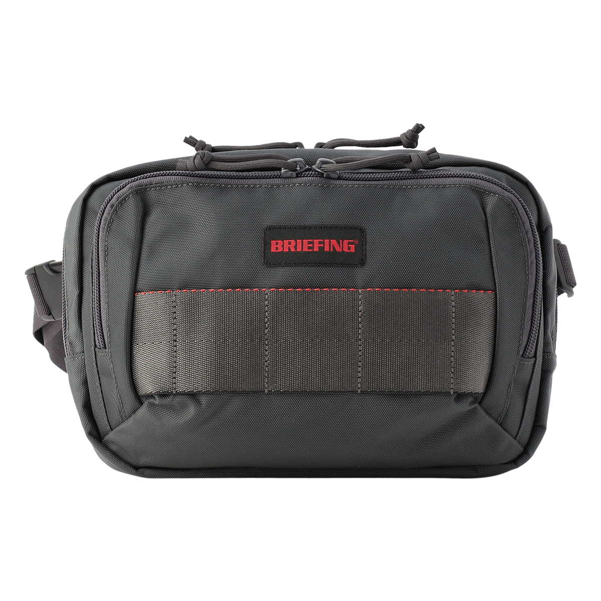 BRIEFING 小型バッグ レッド グレー　新品未使用 BRIEFING（ブリーフィング） ショルダーバッグ A5サイズ BS ボックス