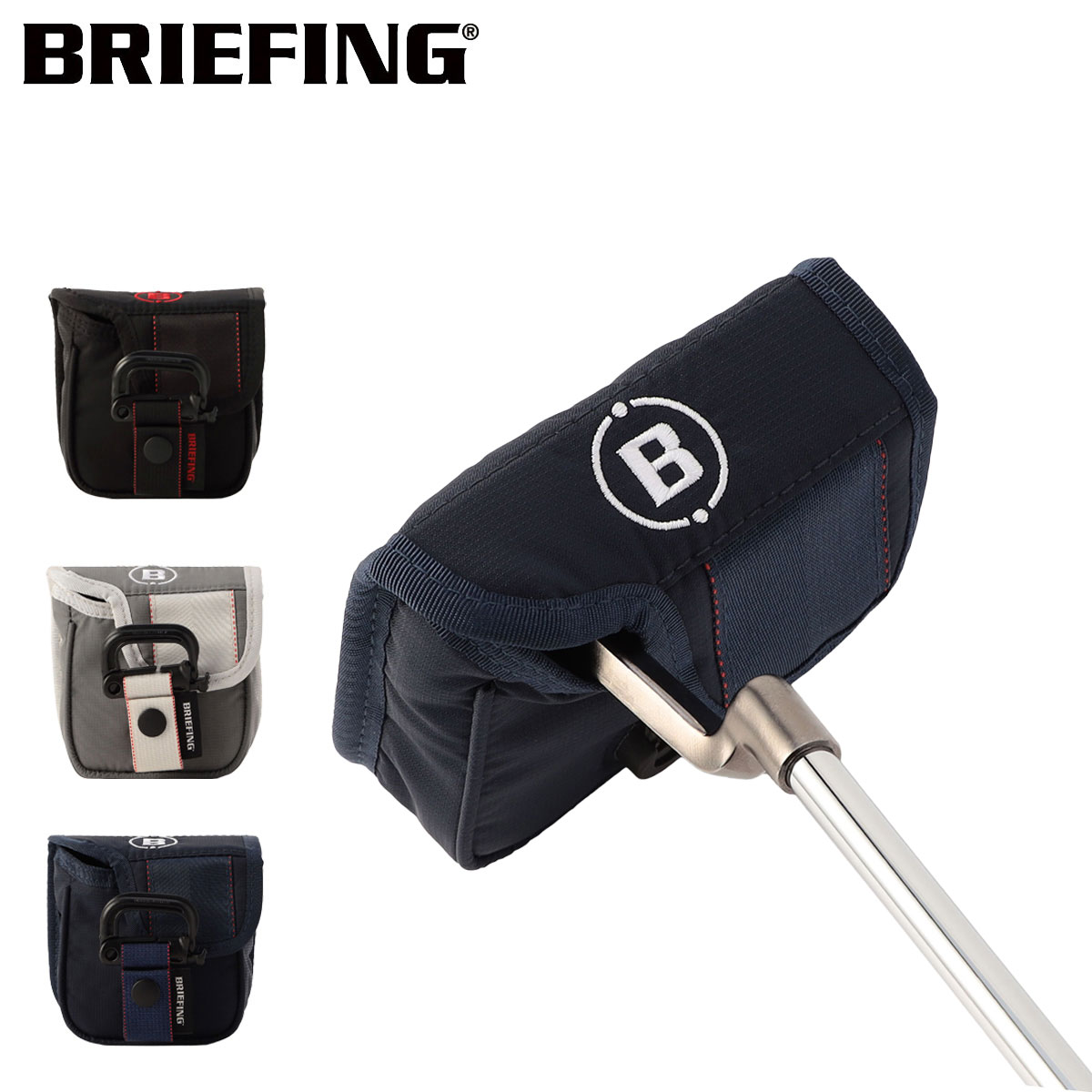BRIEFING（ブリーフィング） ゴルフ ヘッドカバー パターカバー