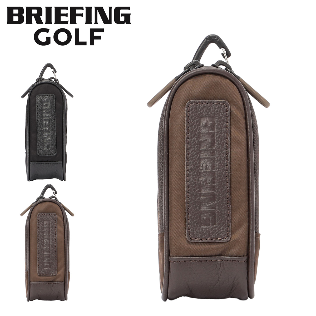 【貴重】BRIEFING GOLF 牛革ポーチ BRIEFING GOLF（ブリーフィングゴルフ） 最大49%☆5/1限定 日本正規品
