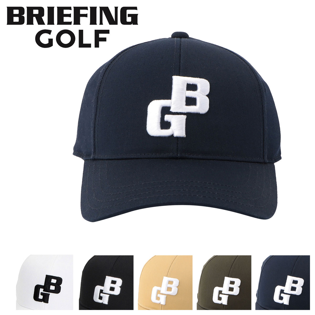 BRIEFING（ブリーフィング） ゴルフ キャップ メンズ イニシャル 帽子