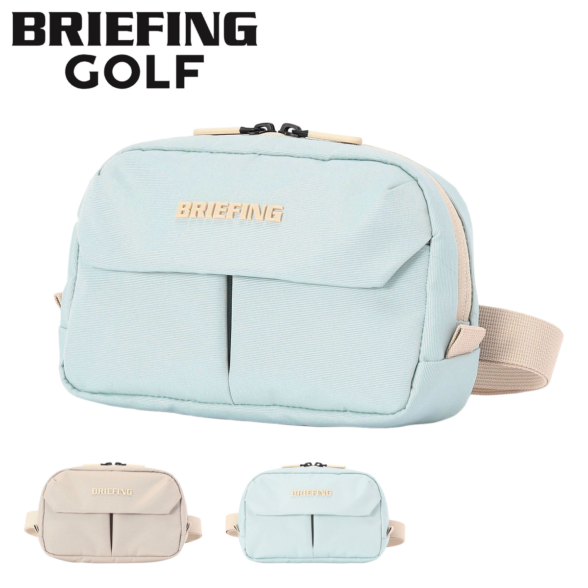 BRIEFING ウエストポーチ　カートバッグ BRIEFING（ブリーフィング） ゴルフ ウエストバッグ ウエストポーチ