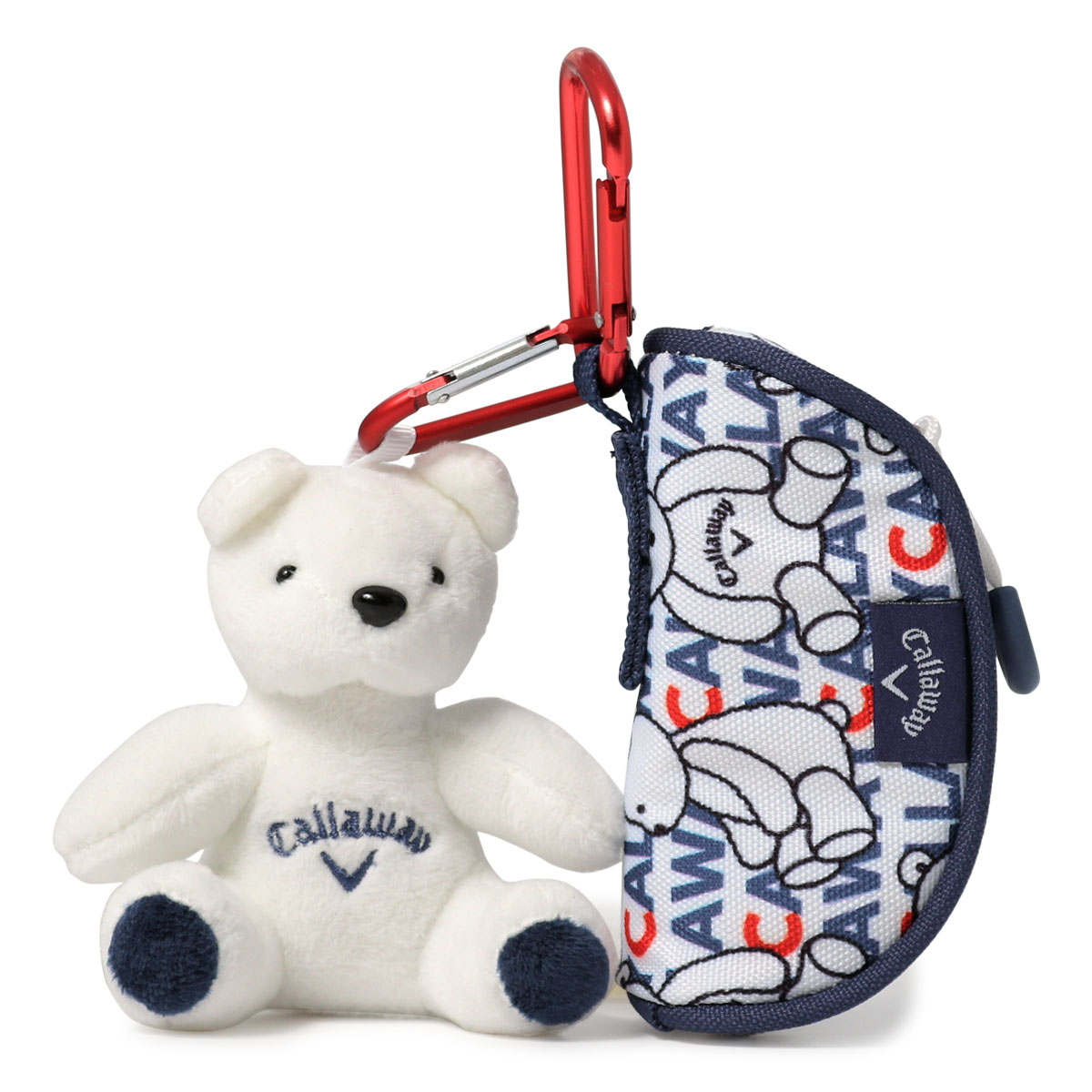 キャロウェイ ゴルフ ボールポーチ ボールケース 2個収納 メンズ レディース Callaway TR CG BEAR BALL CASE WMS  FW 22 JM くま かわいい