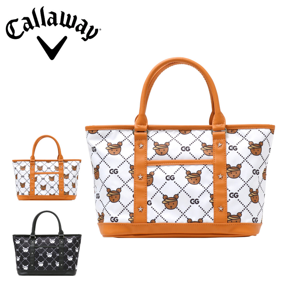 キャロウェイ ゴルフ カートバッグ ベア ミニトート ラウンドトート ゴルフバッグ メンズ レディース Callaway TR CG BEAR  MINI TOTE FW 23 JM