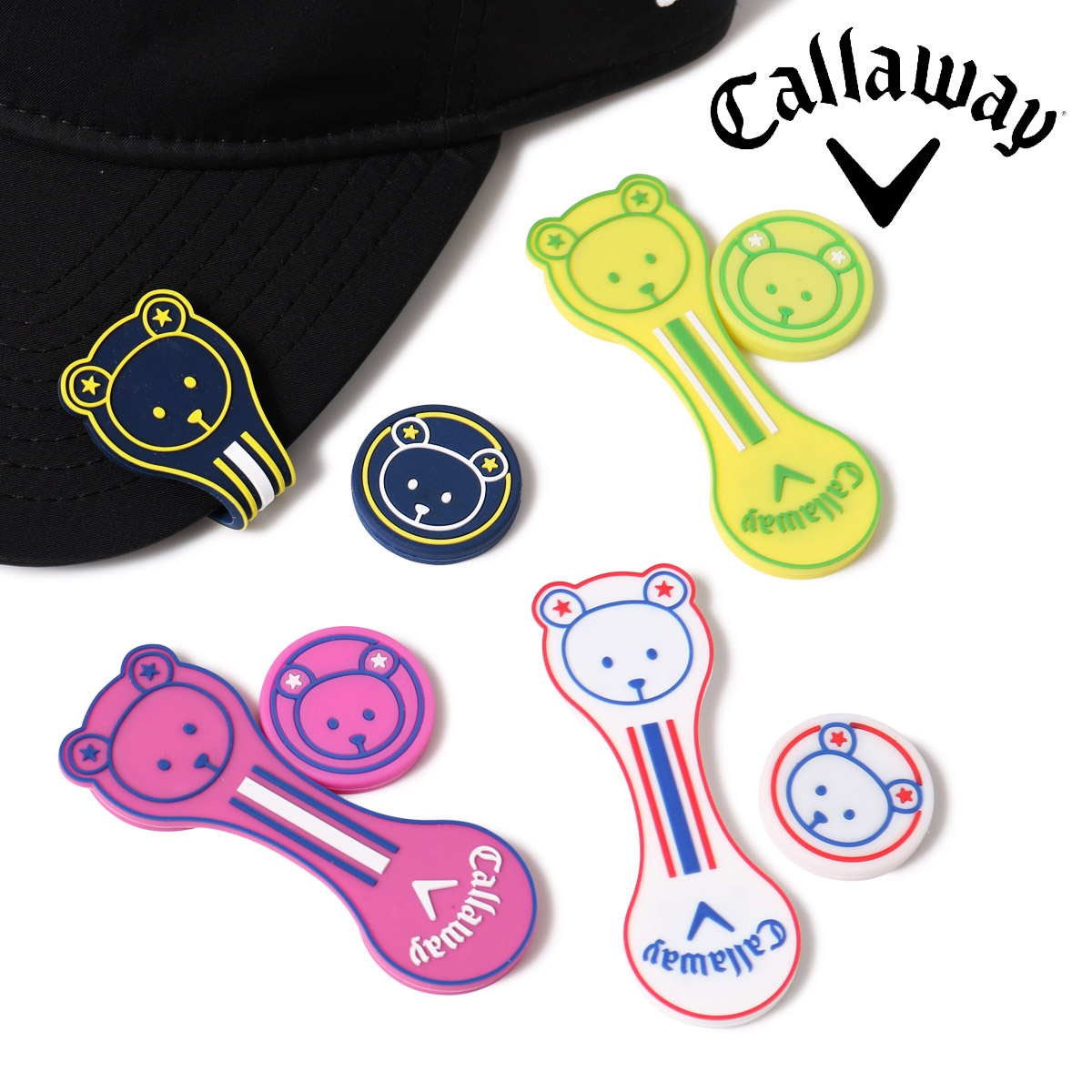 キャロウェイ ゴルフ マーカー マグネットマーカー メンズ レディース Callaway │ Bear ベア くま 可愛い ギフト プレゼント