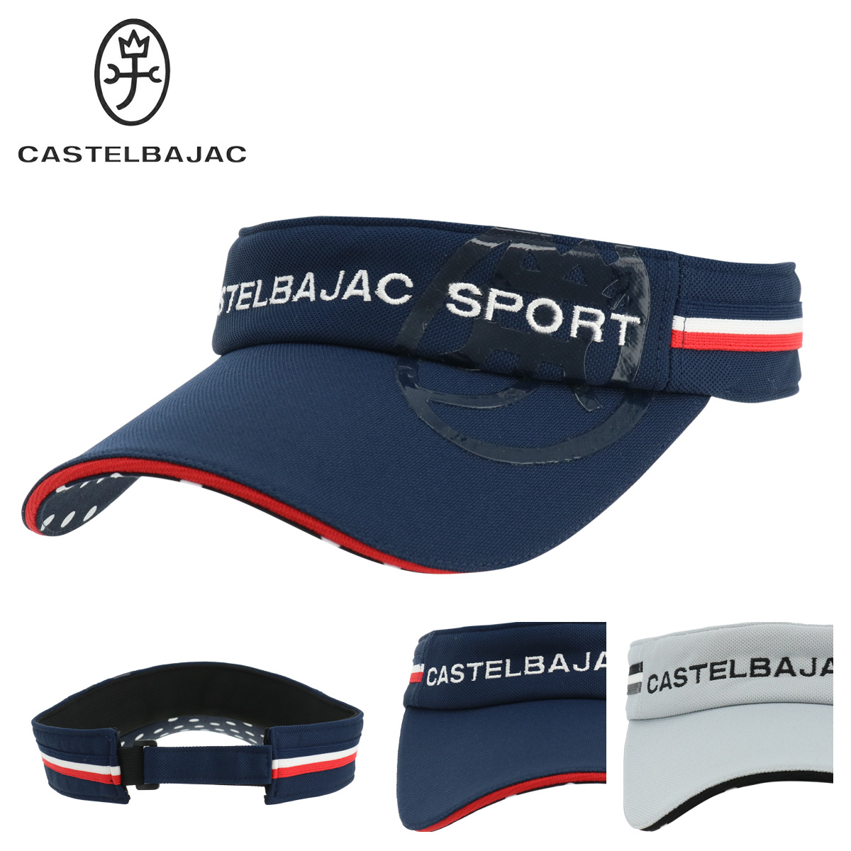 CASTELBAJAC（カステルバジャック） ゴルフ サンバイザー 帽子