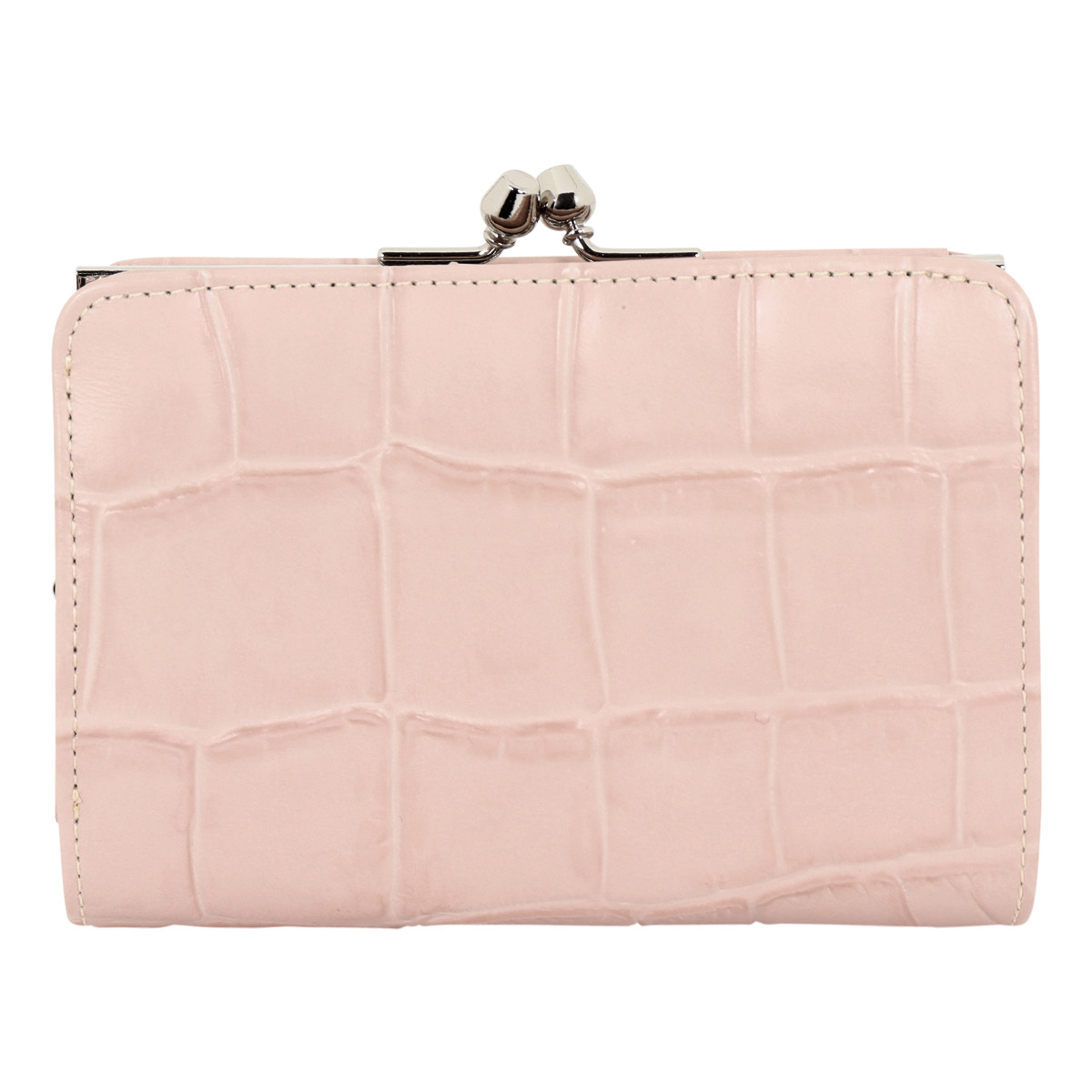 100 本物 財布 コムサ 財布 二つ折り財布 レディース がま口 Comme Ca 牛革 クロコダイル ソルスコンド Sol2nd Blackunicorn Tv