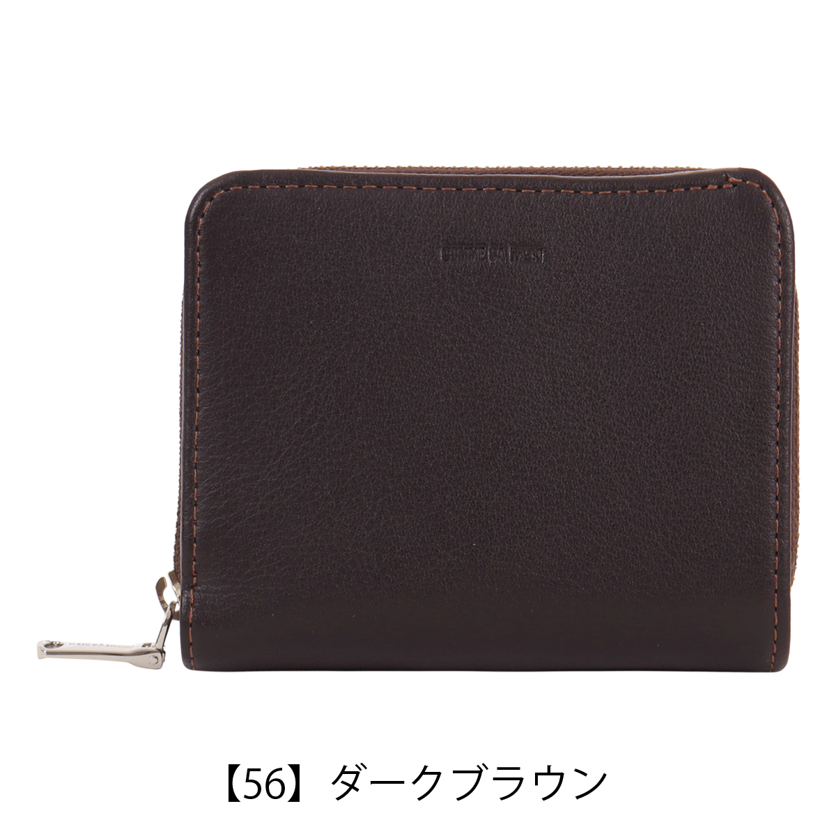 COMME CA MEN（コムサメン） ラウンドファスナー 二つ折り財布 5612