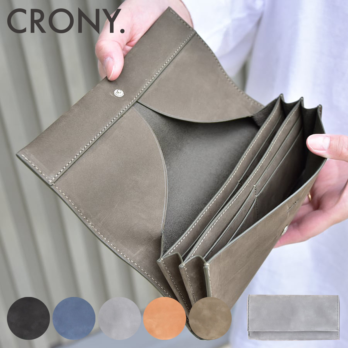 【レビュー投稿で+5％還元】クルニー 長財布 テイタム メンズ レディース CR-00013 CRONY. Tatum ロングウォレット 本革 牛革 レザー 開運 一粒万倍日 sh_of agesugi_sfa クリスマス_mp クリスマス_wp cr-00013.jpg
