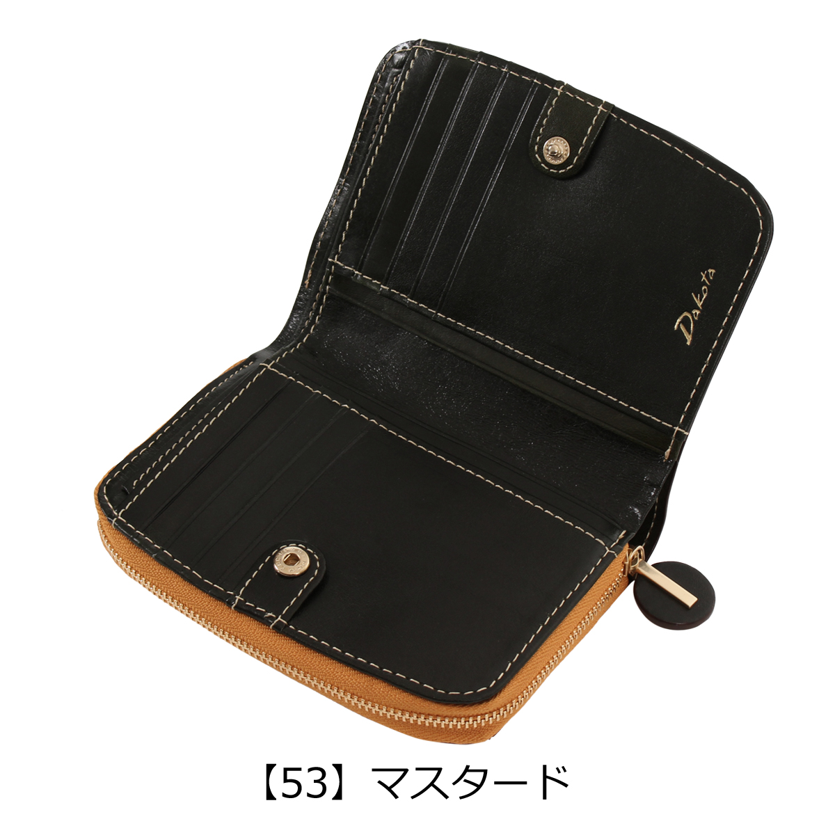 未使用　Dakota　ダコタ　二つ折り財布　レディース財布　レザー　牛革 Dakota ダコタ 財布 二つ折り 本革 チェルキオ レディース 30521