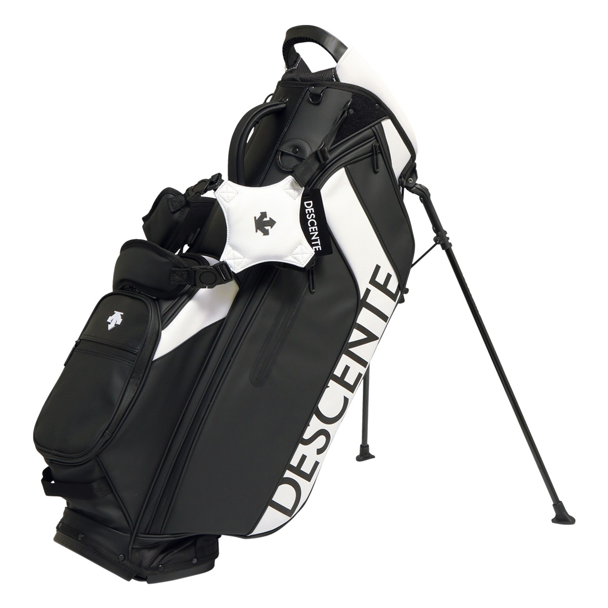 デサント ゴルフ キャディバッグ スタンド型 4分割 9型 47インチ対応 3.6kg メンズ DQBWJJ02 DESCENTE GOLF  ゴルフバッグ スポーツ 軽量