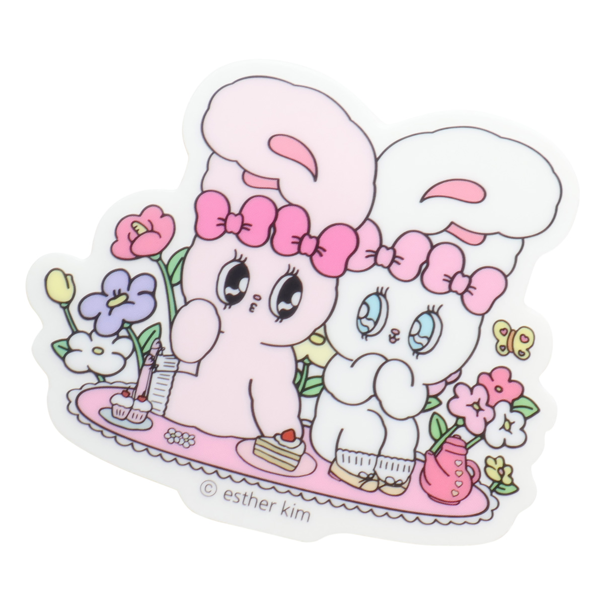 エスターバニー デコペタステッカー シール ステッカー Esther Bunny