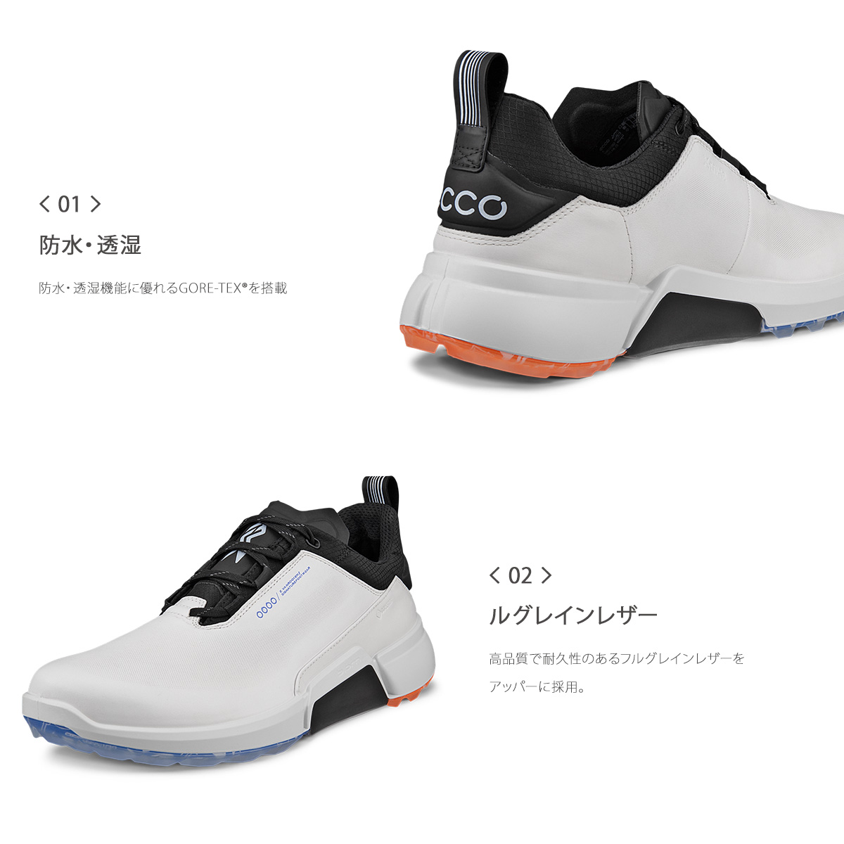 ecco（エコー） ゴルフ シューズ 男性用 メンズゴルフ 108514 BIOM H4