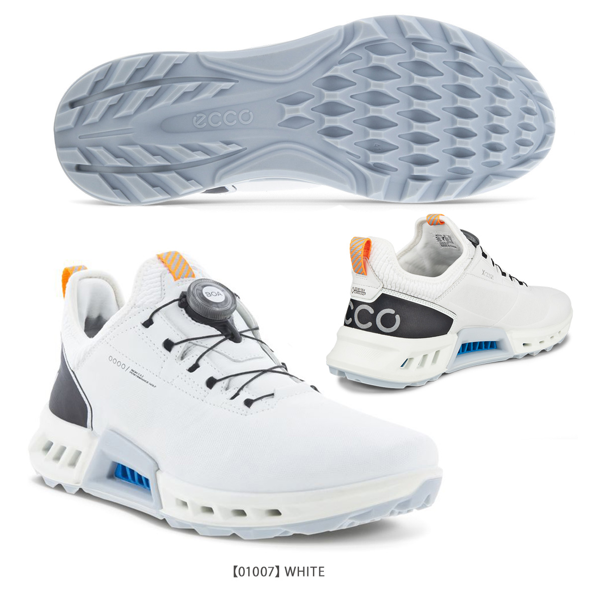 完成品 ecco エコー ボア フォー シー バイオム シューズ ゴルフ シューズ(男性用)