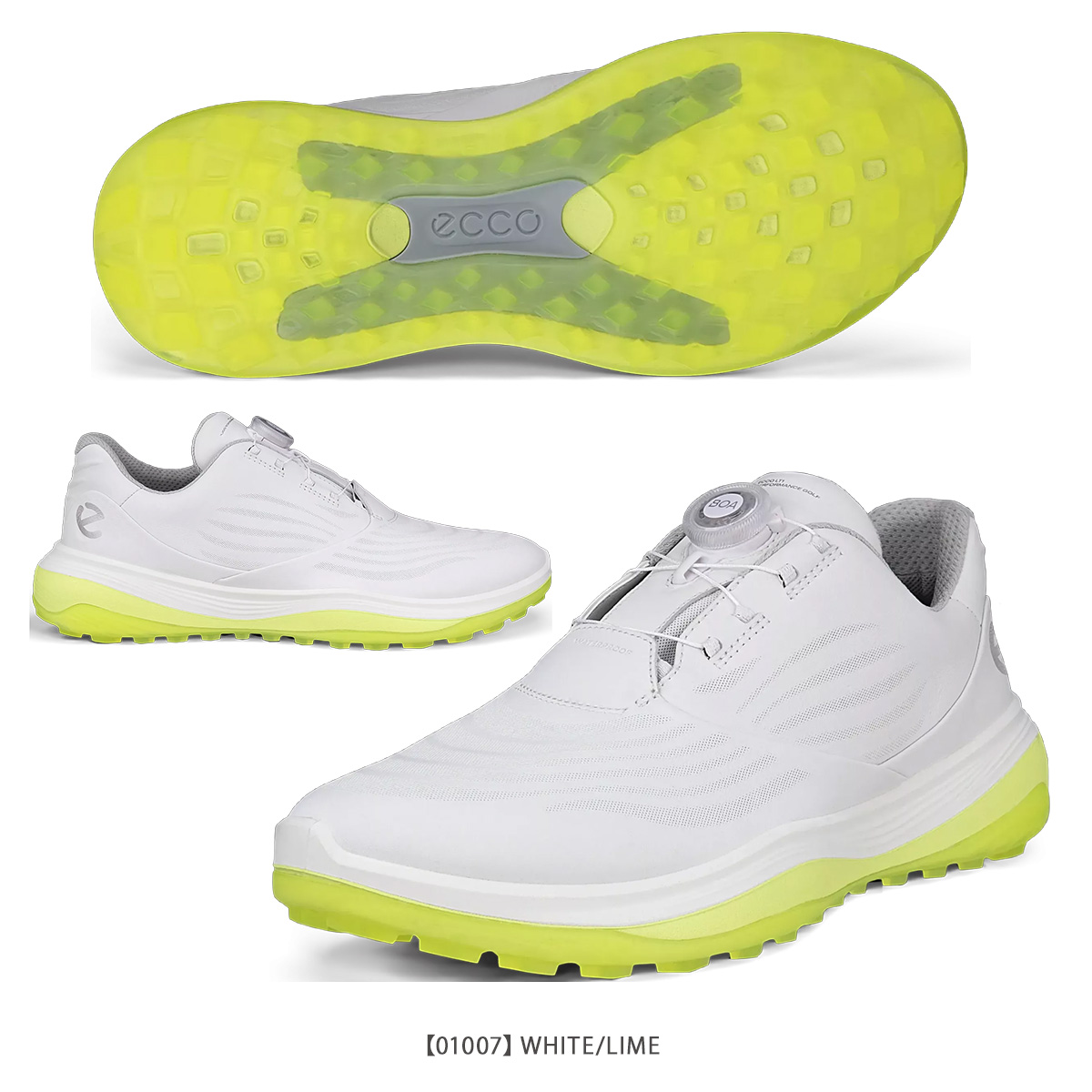 ECCO Golf Street 720 Hybrid メンズ レザーGore-Texゴルフ