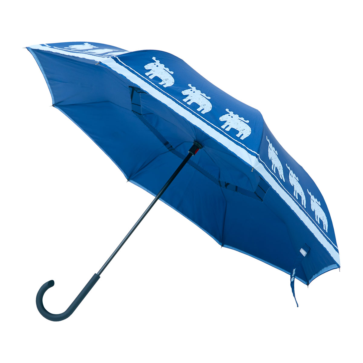 モズ 雨傘 長傘 逆さ傘 レディース circus EF-UM03 moz 逆さに開く2重傘 晴雨兼用 UVカット 撥水 アンファンス｜sacsbar｜02