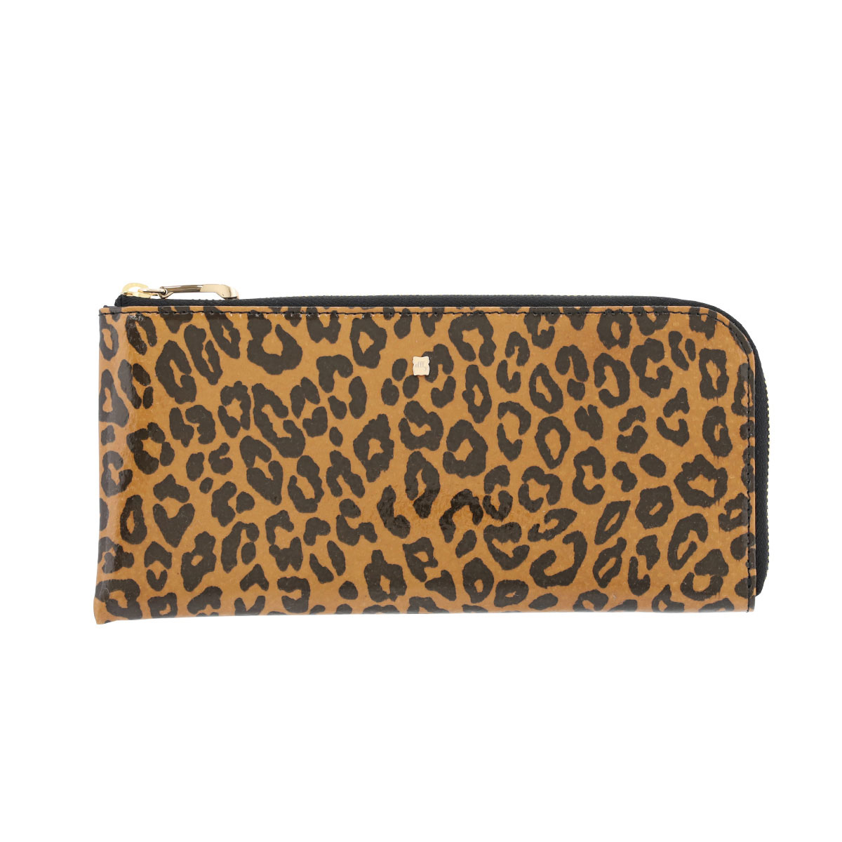 efffy（エフィー） 長財布 L字ファスナー ヒョウ柄 レディース 日本製