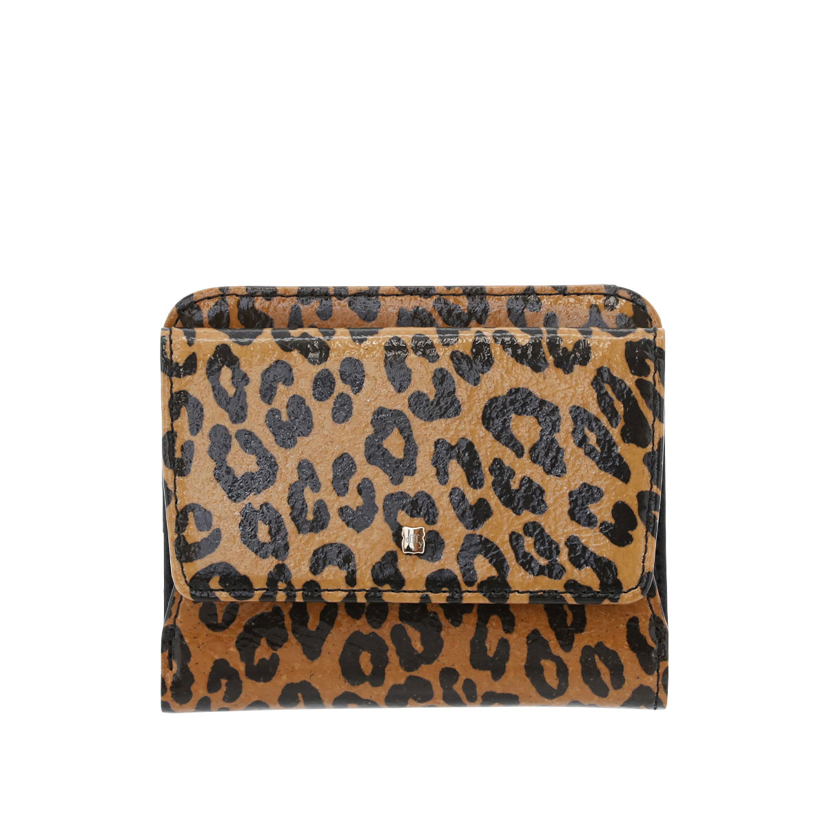 efffy（エフィー） 二つ折り財布 ヒョウ柄 レディース 日本製 ET2-005