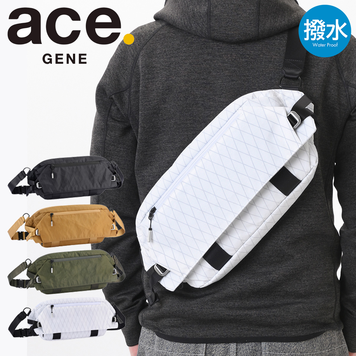 Ace（エース） エースジーン ボディバッグ メンズ クロスリングX