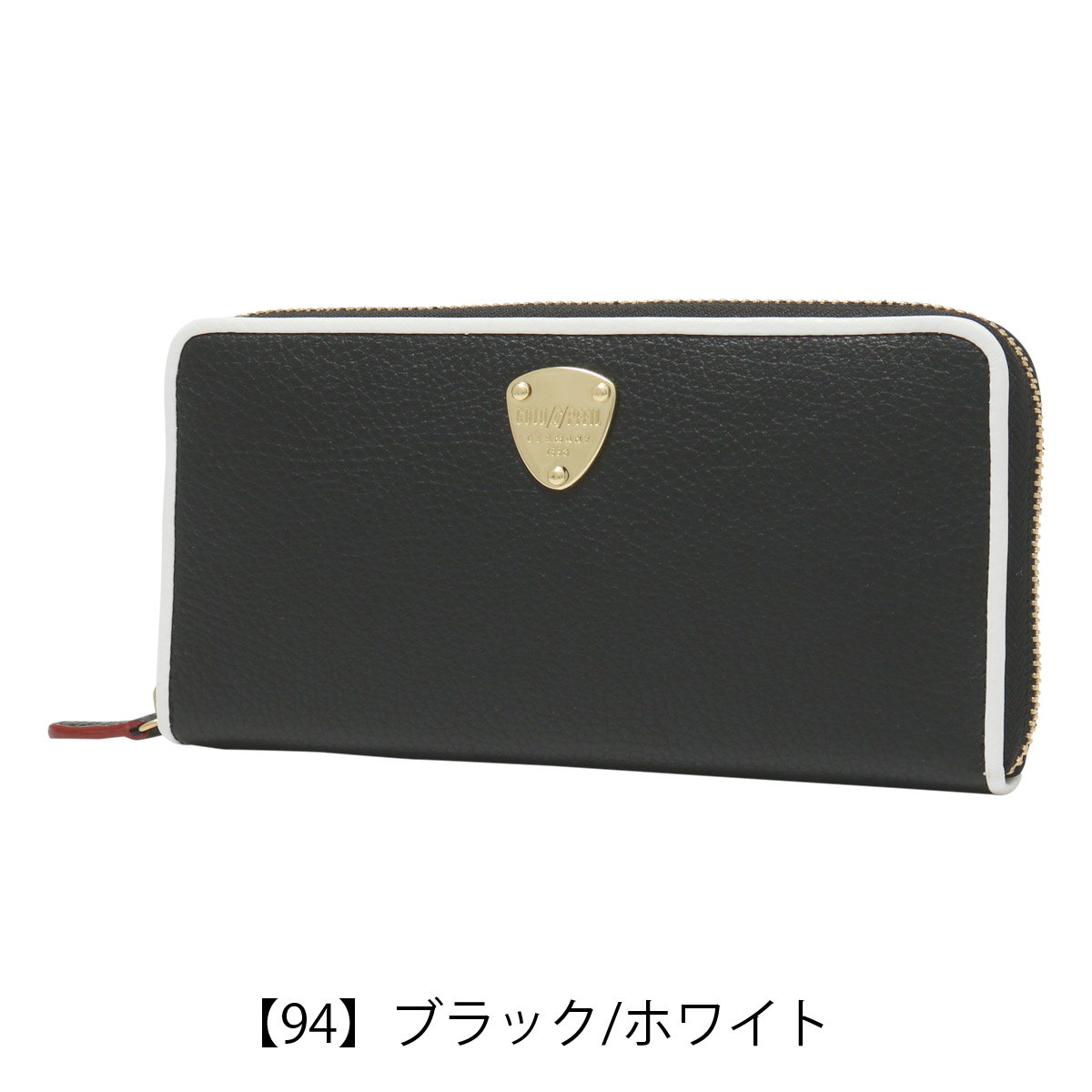 GOLD PFEIL（ゴールドファイル） 長財布 本革 ラウンドファスナー
