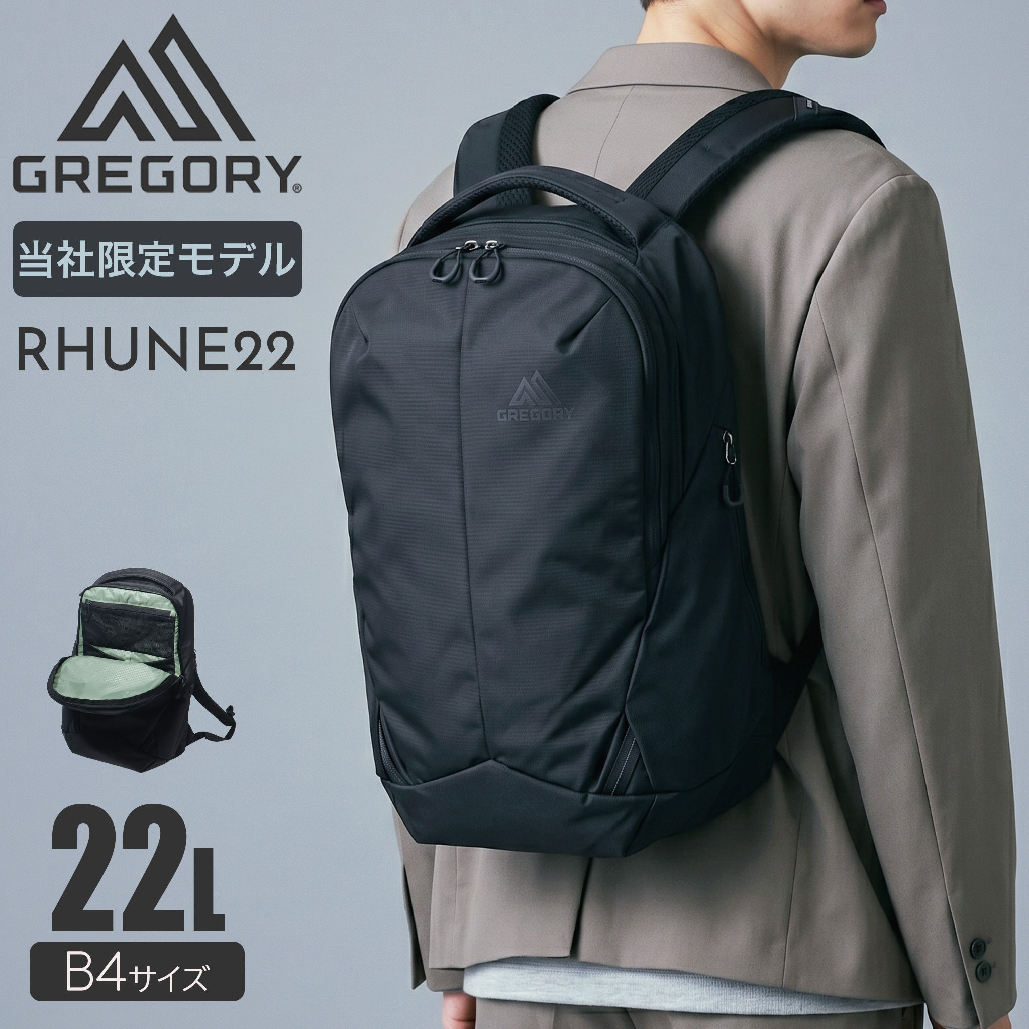 GREGORY バックパック ルーヌ22 GREGORY（グレゴリー） 別注 リュック ルーヌ22 当社限定 B4 22L 15