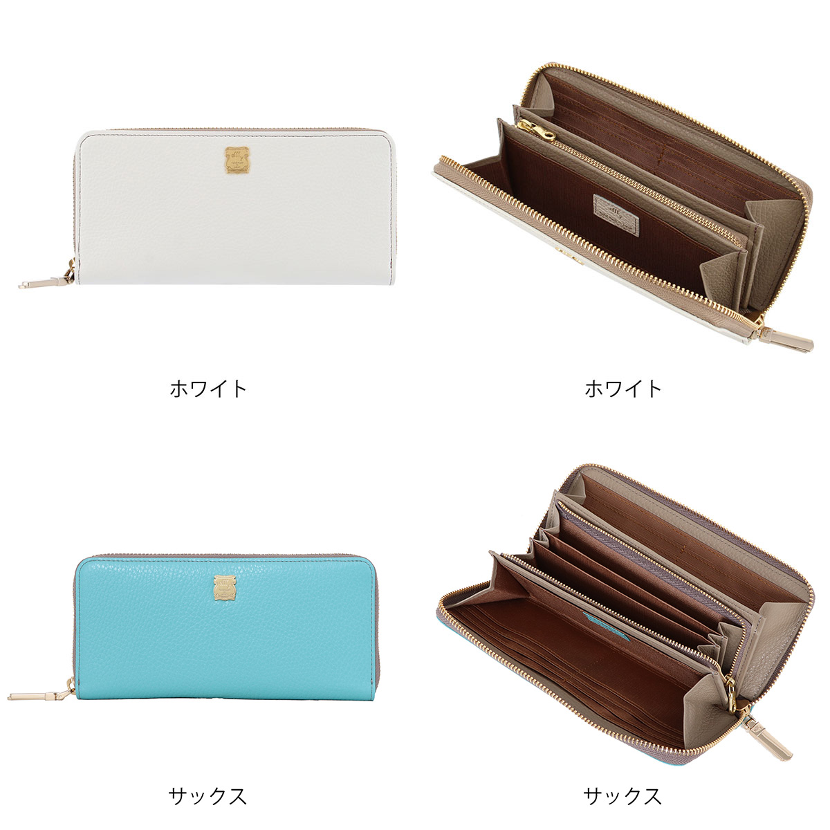 efffy エフィー 長財布 本革 レザー ラウンドファスナー efffy エフィー 長財布 本革 レザー ラウンドファスナー