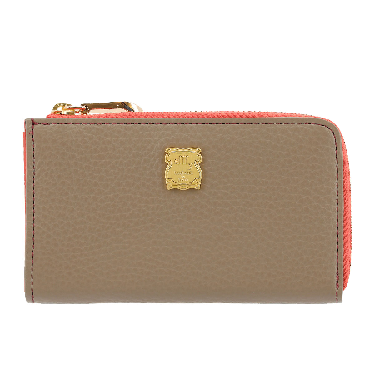 efffy（エフィー） コインケース L字ファスナー 本革 日本製