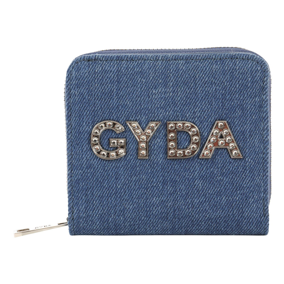 GYDA 二つ折り財布 レディース ラインストーンロゴ GY-W291