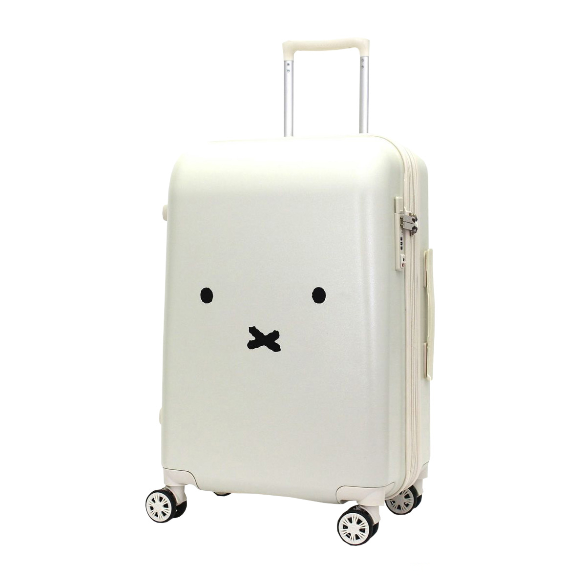 ハピタス ミッフィー シフレ スーツケース 60L 57cm 3.8kg レディース HAP2249-57 HAPITAS miffy siffler キャリーケース ハードキャリー 拡張 1年保証｜sacsbar｜03