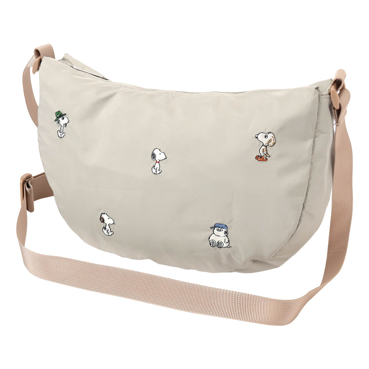 スヌーピー ピーナッツ ショルダーバッグ ポケッタブル メンズ
