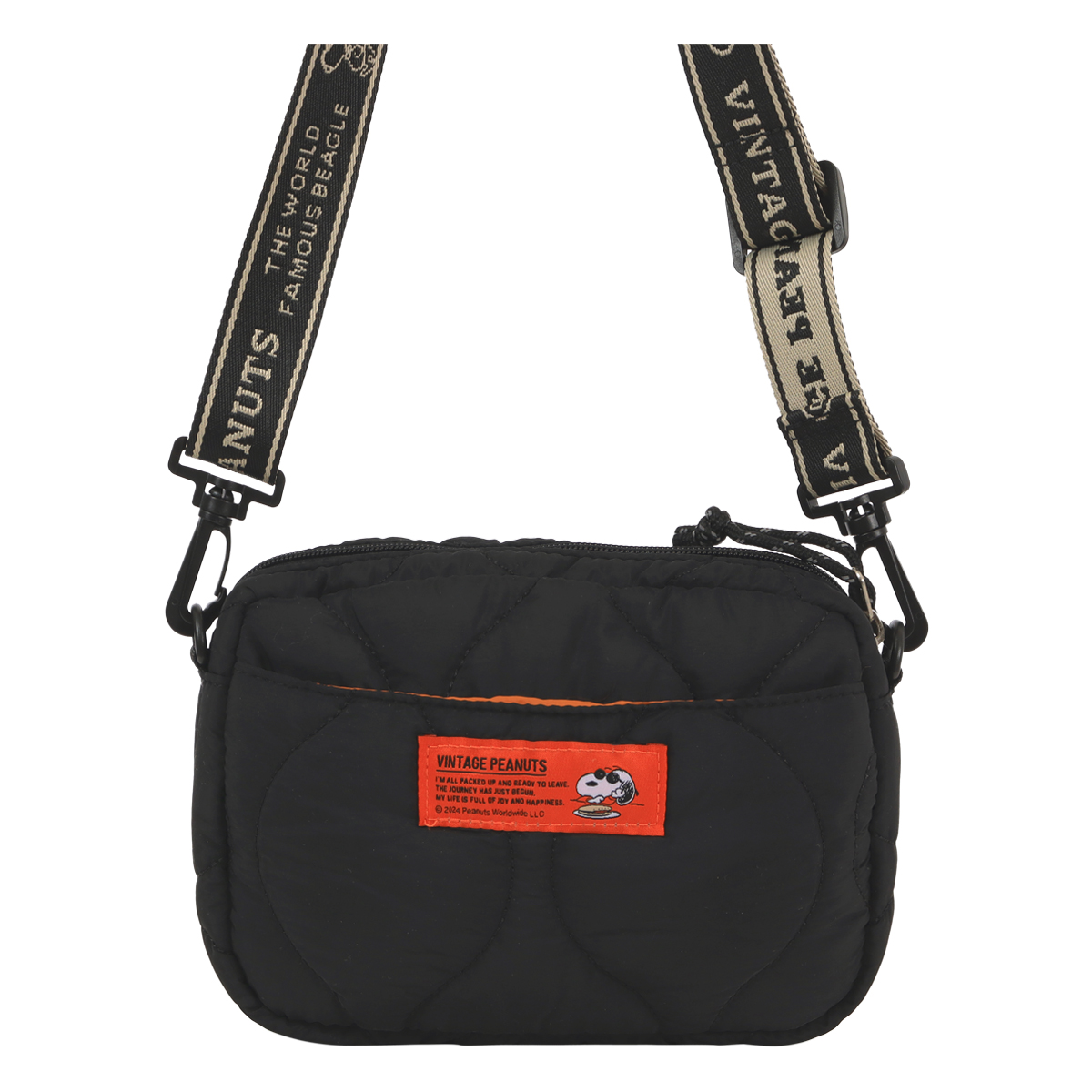 ピーナッツ スヌーピー ショルダーバッグ 2WAY 軽量 メンズ