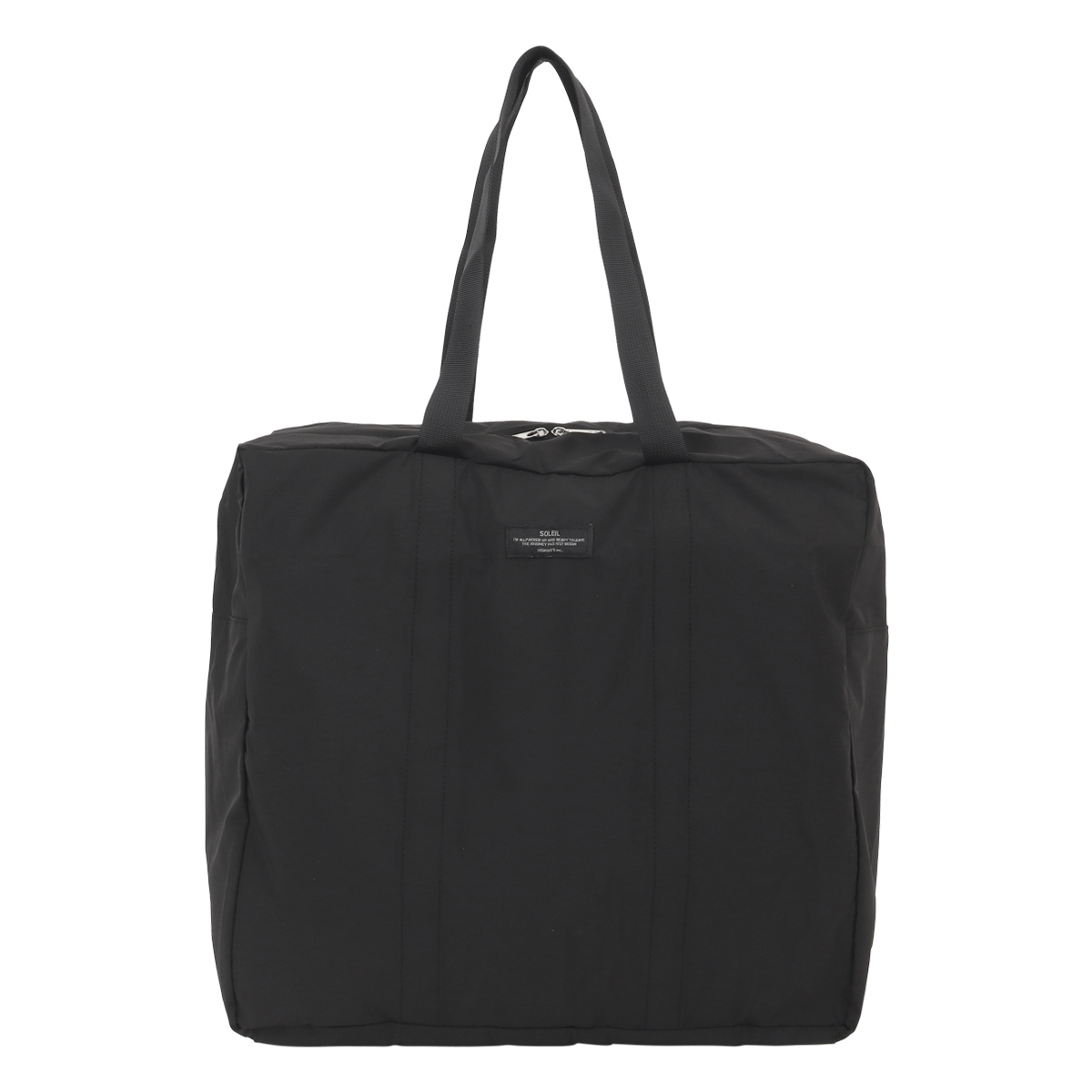 ソレイユ ボストンバッグ パッカブル 撥水 19L 軽量 ダブルファスナー