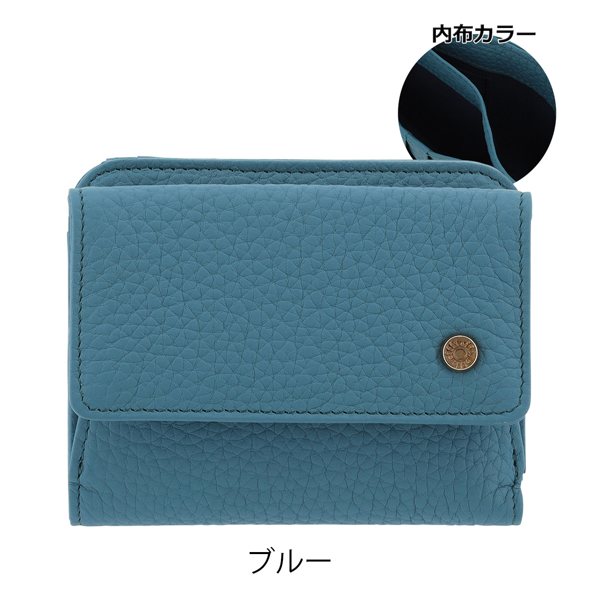 efffy 二つ折り財布 本革 レディース 日本製 エフィーIN5-007