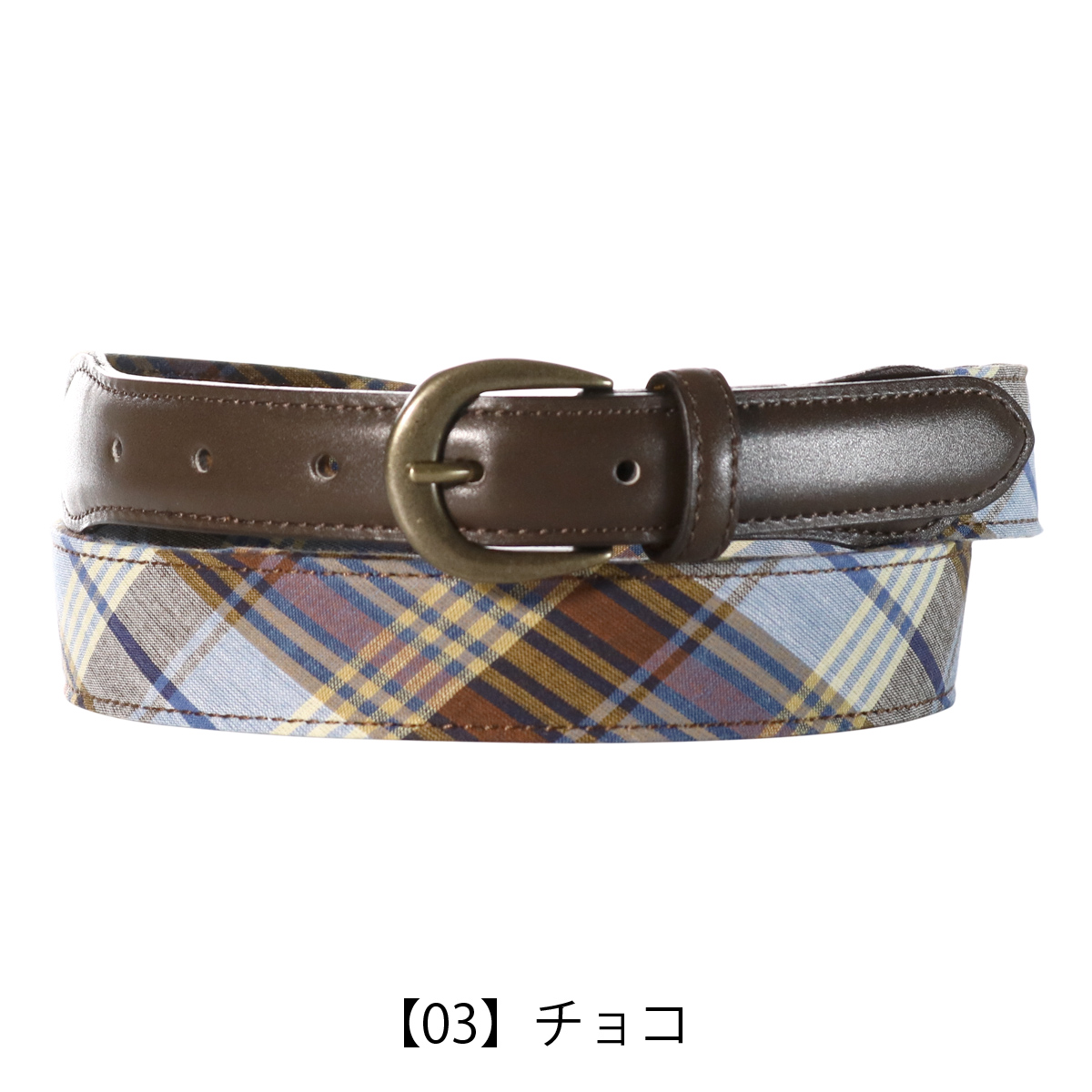 J.PRESS（J.プレス） ジェイプレス ベルト マドラスチェック メンズ