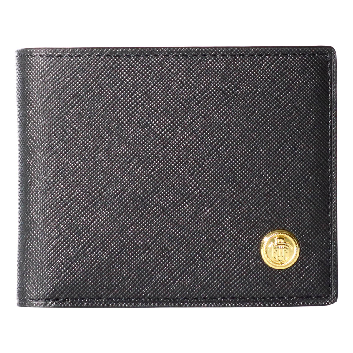 J.PRESS（J.プレス） ジェイプレス 二つ折り財布 エンブレムボタン