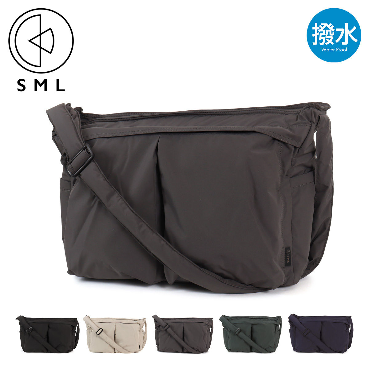 SML ショルダーバッグ 撥水 軽量 防汚 メンズ レディース K904095 JUDE
