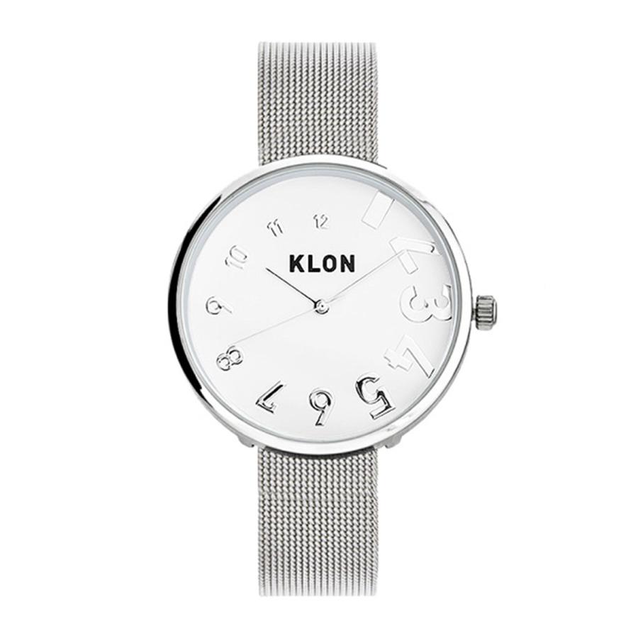 KLON 腕時計 レディース メンズ クローン おしゃれ 時計 ブランド アナログ ギフト プレゼント EDDY TIME -SILVER MESH- Ver.SILVER 33mm｜sacsbar｜02