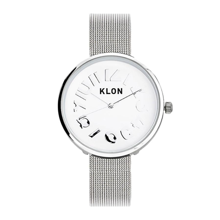 KLON 腕時計 レディース メンズ クローン おしゃれ 時計 ブランド アナログ ギフト プレゼント HIDE TIME -SILVER MESH- Ver.SILVER 33mm｜sacsbar｜02