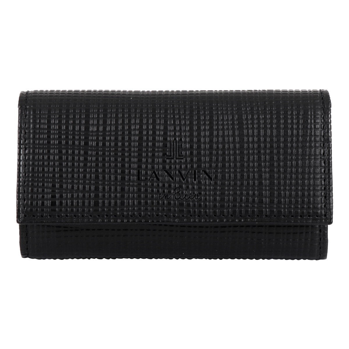 LANVIN en Bleu ランバンオンブルー キーケース 三つ折り 本革 ゼブダ