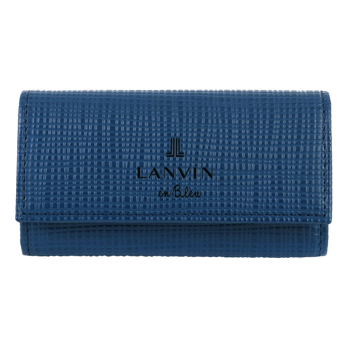 LANVIN en Bleu ランバンオンブルー キーケース 三つ折り 本革 ゼブダ