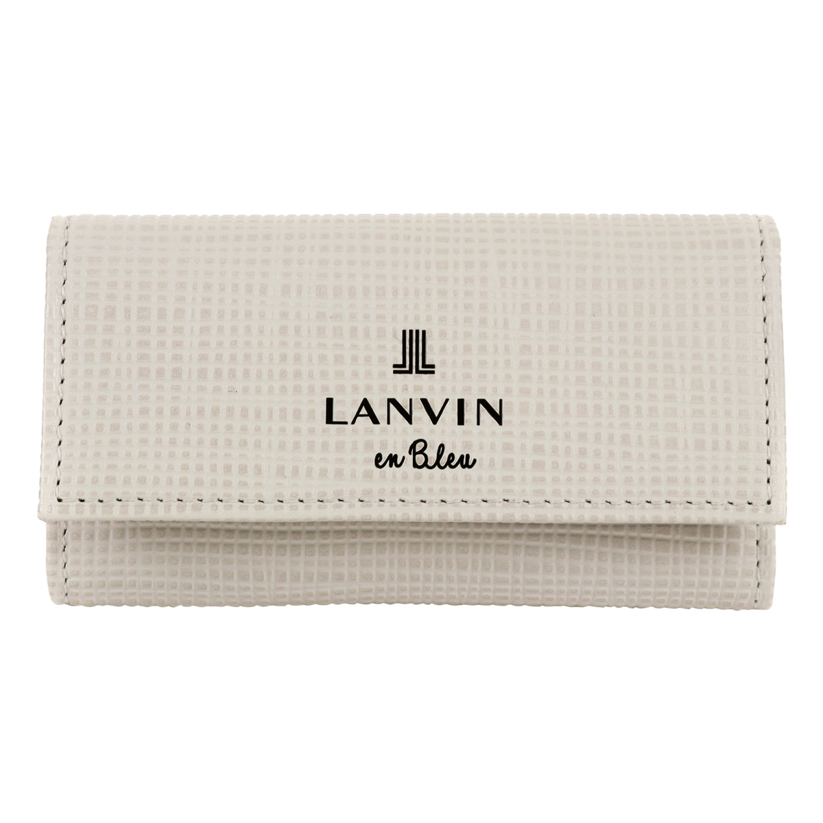 LANVIN en Bleu ランバンオンブルー キーケース 三つ折り 本革 ゼブダ